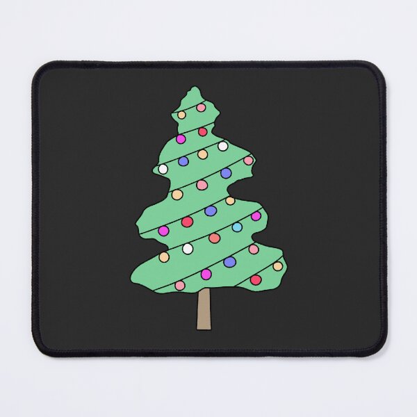 Item preview, Colorful Christmas Tree with Light Bulbs Illustration designed and sold by ubborn.