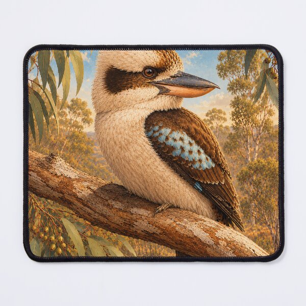 Item preview, Kookaburra in Golden Eucalyptus designed and sold by Pixel Junkies Studio.