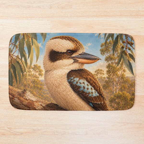 Item preview, Kookaburra in Golden Eucalyptus designed and sold by Pixel Junkies Studio.