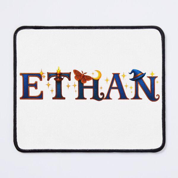 Item preview, SPELLBOUND NAMES COLLECTION – ✨ ETHAN ✨ – STORYBOOK SPELLCASTER DREAMS designed and sold by WheelieGdArt.