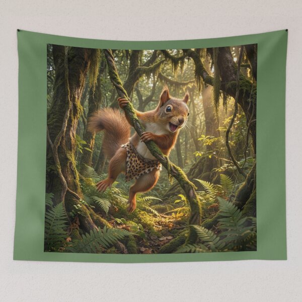 Item preview, Red Squirrel Tarzan designed and sold by Tridentulus.