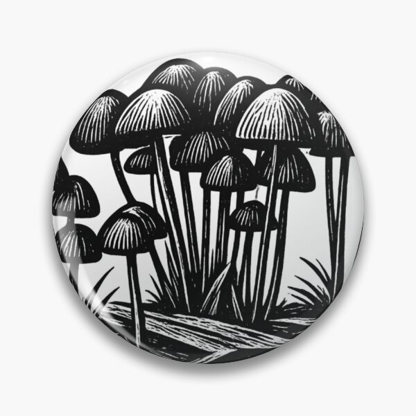 Item preview, Lino Mushrooms designed and sold by chloeifulgham.