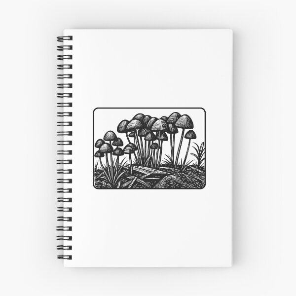Item preview, Lino Mushrooms designed and sold by chloeifulgham.