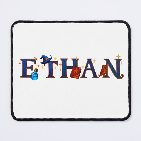 Item preview, SPELLBOUND NAMES COLLECTION  – ✨ ETHAN ✨ – STORYBOOK SPELLCASTER DREAMS designed and sold by WheelieGdArt.