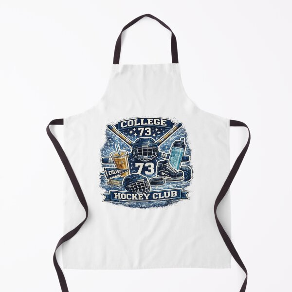 Item preview, College 73 Hockey Club Vintage Varsity Ice Hockey Aesthetic Design designed and sold by Artbysarmina.