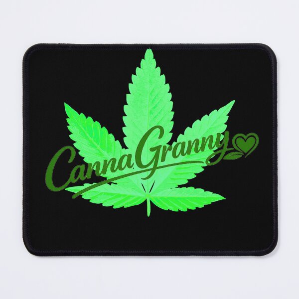 Item preview, CannaGranny™ Cannabis Leaf Signature Logo | Official Lifestyle Brand Design designed and sold by CannaGranny™ .
