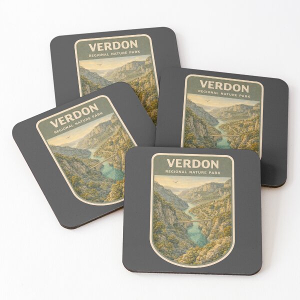 Item preview, Vintage French National Park Prints: Verdon Nature Park designed and sold by PinUpPizzazz.