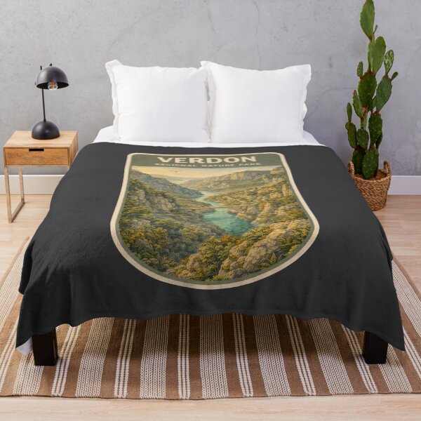 Item preview, Vintage French National Park Prints: Verdon Nature Park designed and sold by PinUpPizzazz.