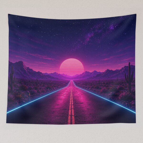 Item preview, Neon Desert Horizon designed and sold by Pixel Junkies Studio.