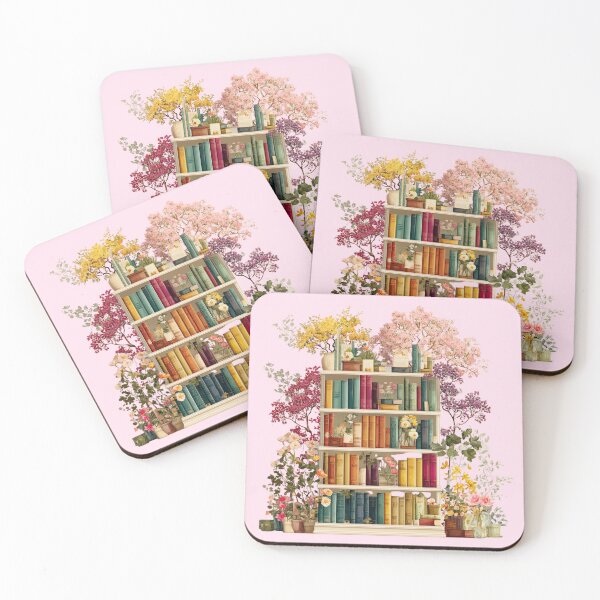 Item preview, Floral Bookshelf designed and sold by bubblyrainbow.