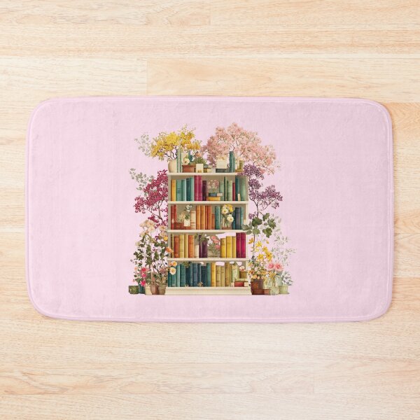 Item preview, Floral Bookshelf designed and sold by bubblyrainbow.