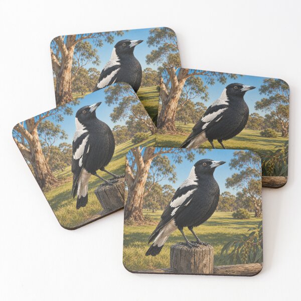 Item preview, Australian Magpie Sentinel designed and sold by Pixel Junkies Studio.