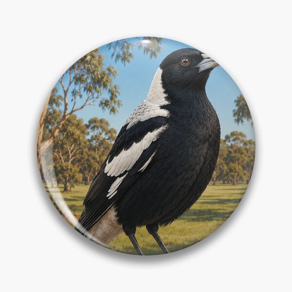 Item preview, Australian Magpie Sentinel designed and sold by Pixel Junkies Studio.