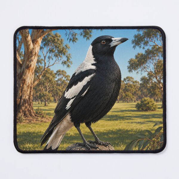 Item preview, Australian Magpie Sentinel designed and sold by Pixel Junkies Studio.