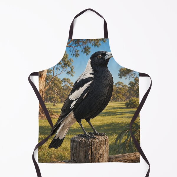 Item preview, Australian Magpie Sentinel designed and sold by Pixel Junkies Studio.