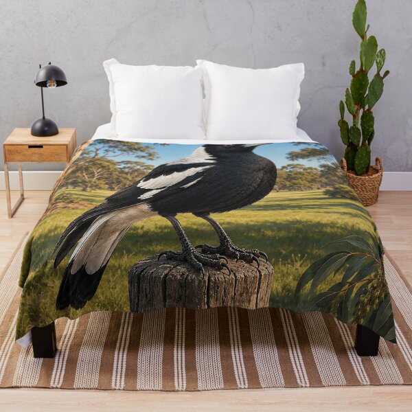 Item preview, Australian Magpie Sentinel designed and sold by Pixel Junkies Studio.