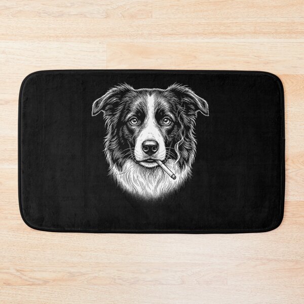 Item preview, Funny Border Collie Smoking Meme Dog Owner designed and sold by DoodleTortle.
