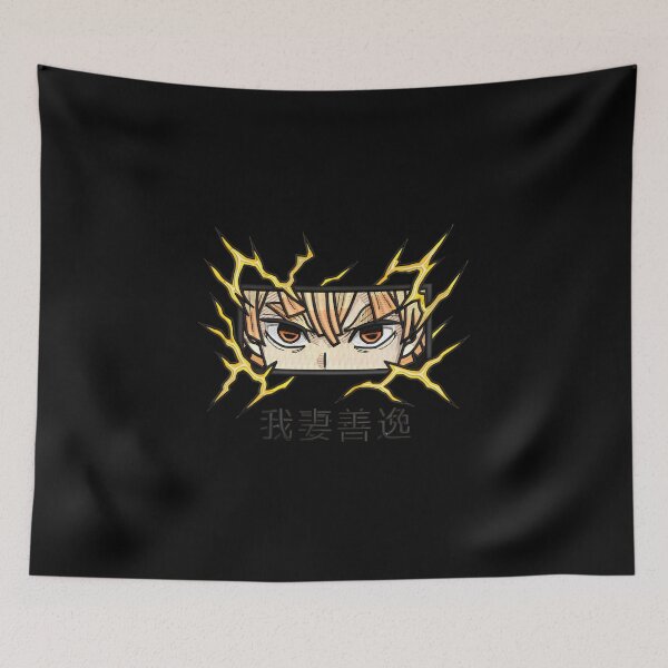 Item preview, Thunderclap Flash - Zenitsu Embroidered Lightning Eye Crop designed and sold by Teenkai.