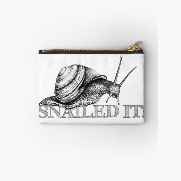 Item preview, Snailed It! Hand-drawn snail illustration by Nadya Neklioudova designed and sold by Nadya Neklioudova.