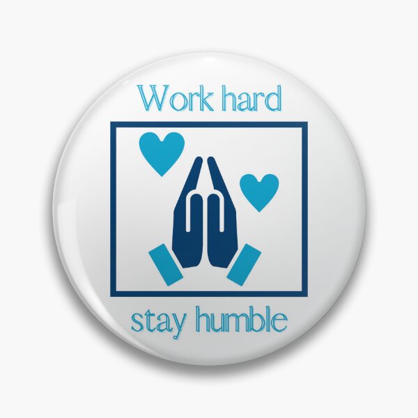 Item preview, Work Hard Stay Humble Christian Prayer Motivational Art designed and sold by byLizedesigns.