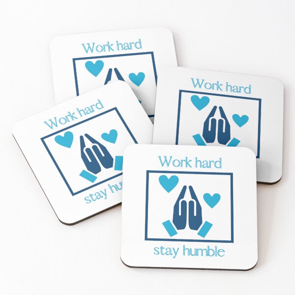 Item preview, Work Hard Stay Humble Christian Prayer Motivational Art designed and sold by byLizedesigns.
