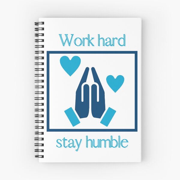 Item preview, Work Hard Stay Humble Christian Prayer Motivational Art designed and sold by byLizedesigns.