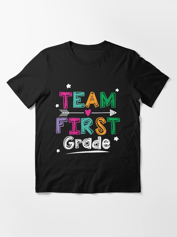 Alternate view of Team First Grade Teacher and Students 1st Grade Crew T-Shirt Essential T-Shirt