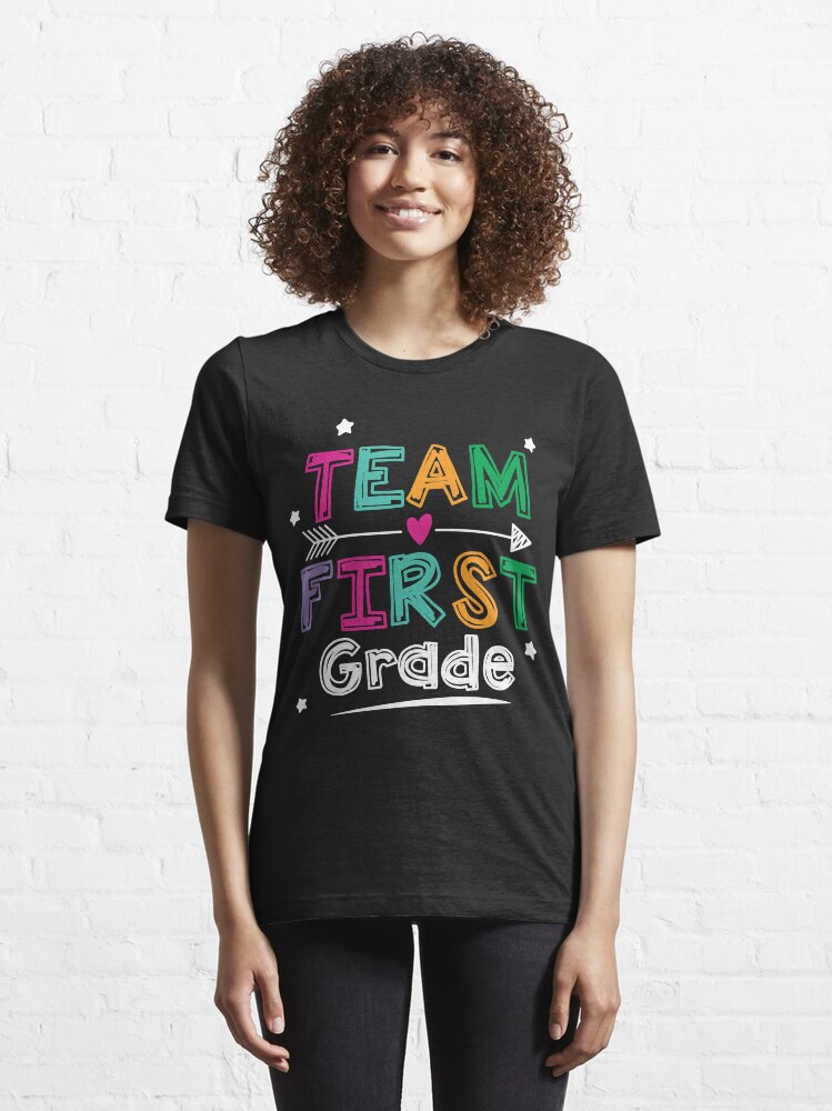 Alternate view of Team First Grade Teacher and Students 1st Grade Crew T-Shirt Essential T-Shirt