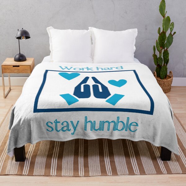 Item preview, Work Hard Stay Humble Christian Prayer Motivational Art designed and sold by byLizedesigns.