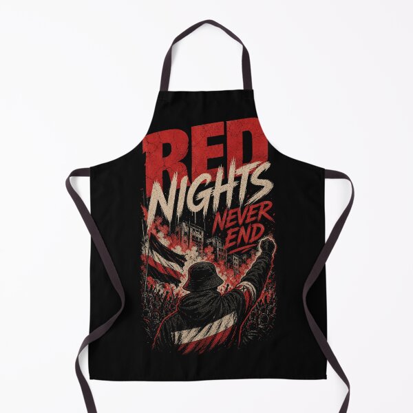 Item preview, Red Nights Never End Ultra Football Supporter designed and sold by artditisme.