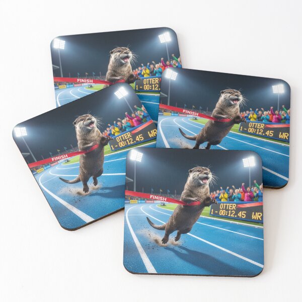 Item preview, Track and Field Otter Sets World Record designed and sold by Tridentulus.