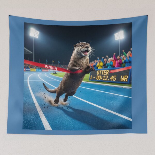 Item preview, Track and Field Otter Sets World Record designed and sold by Tridentulus.
