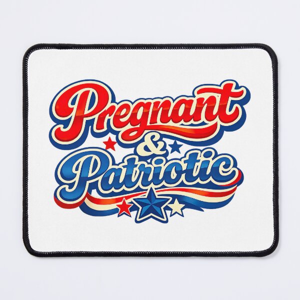 Item preview, Pregnancy 4th of July, Retro Vintage Style designed and sold by graphic-genie.