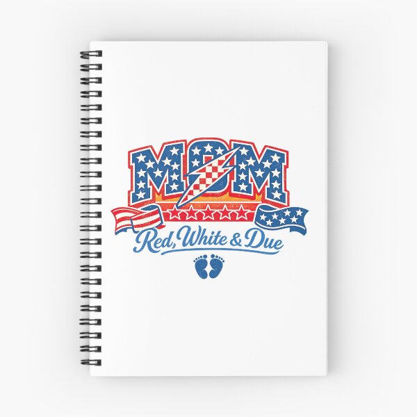 Item preview, Pregnancy 4th of July, Red White and Due, Retro Vintage Style designed and sold by graphic-genie.