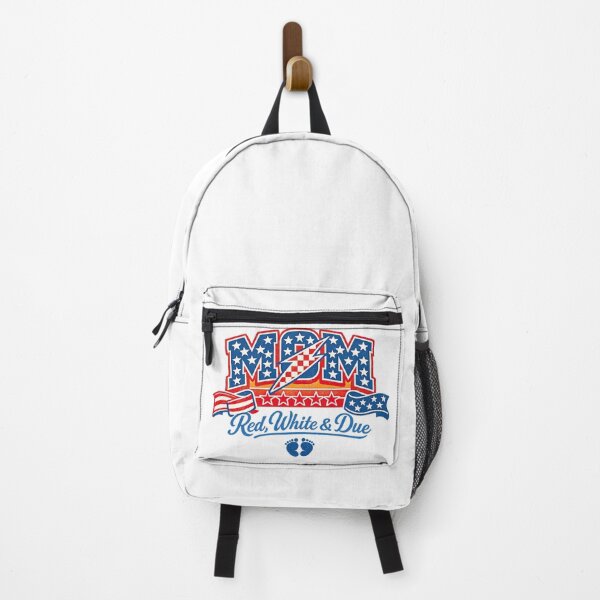 Item preview, Pregnancy 4th of July, Red White and Due, Retro Vintage Style designed and sold by graphic-genie.