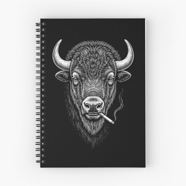 Item preview, Funny Buffalo Smoking Meme Animal Lover designed and sold by DoodleTortle.