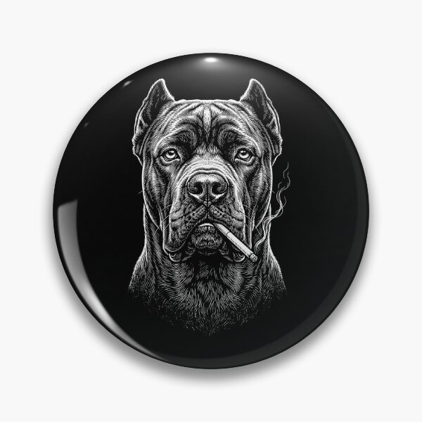 Item preview, Funny Cane Corso Smoking Meme Dog Owner designed and sold by DoodleTortle.