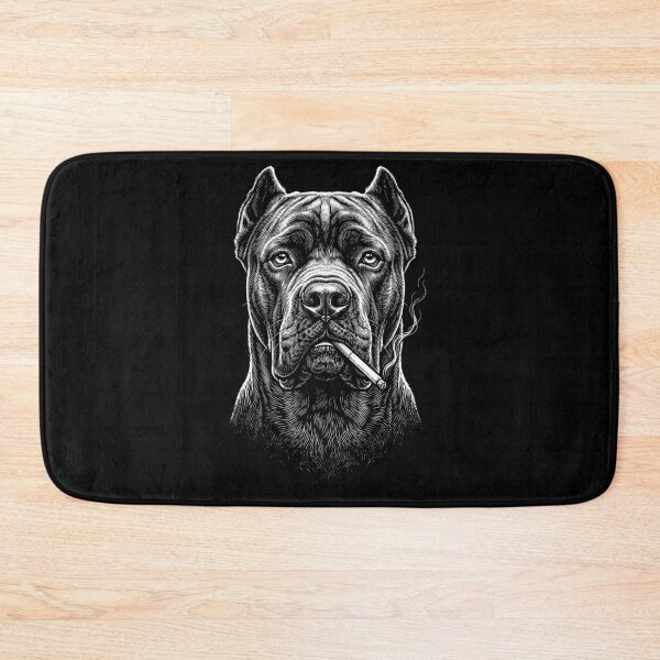 Item preview, Funny Cane Corso Smoking Meme Dog Owner designed and sold by DoodleTortle.