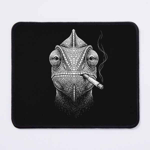 Item preview, Funny Chameleon Smoking Meme Animal Lover designed and sold by DoodleTortle.