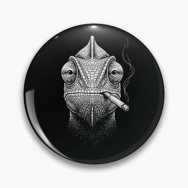 Item preview, Funny Chameleon Smoking Meme Animal Lover designed and sold by DoodleTortle.