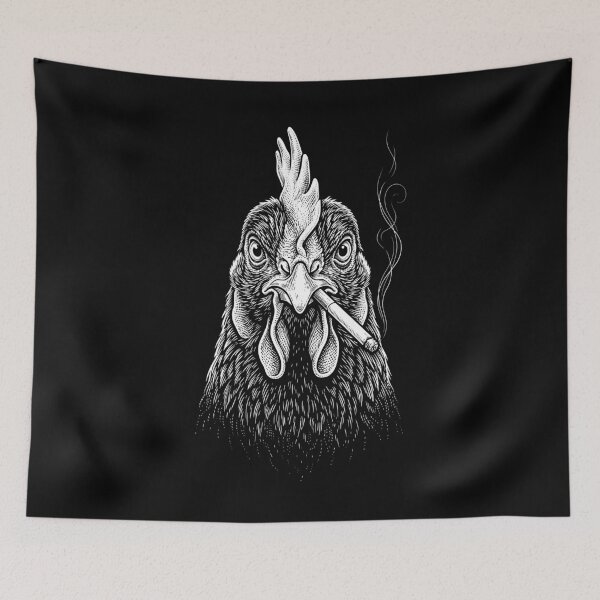 Item preview, Funny Chicken Smoking Meme Animal Lover designed and sold by DoodleTortle.