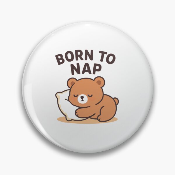 Item preview, Born to Nap | Chibi Sleep Bear – Nap Humor & Cozy Vibes designed and sold by Noxivora.