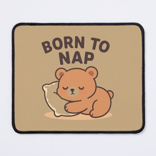 Item preview, Born to Nap | Chibi Sleep Bear – Nap Humor & Cozy Vibes designed and sold by Noxivora.
