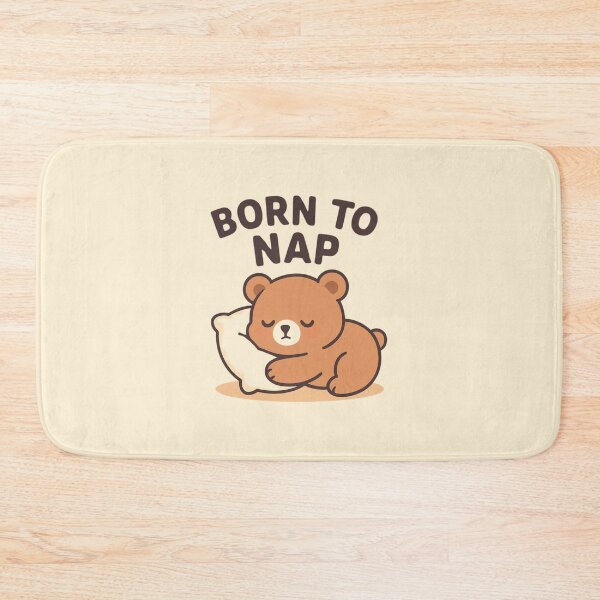 Item preview, Born to Nap | Chibi Sleep Bear – Nap Humor & Cozy Vibes designed and sold by Noxivora.