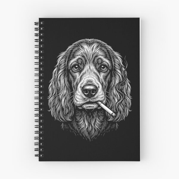 Item preview, Funny Cocker Spaniel Smoking Meme Dog Owner designed and sold by DoodleTortle.
