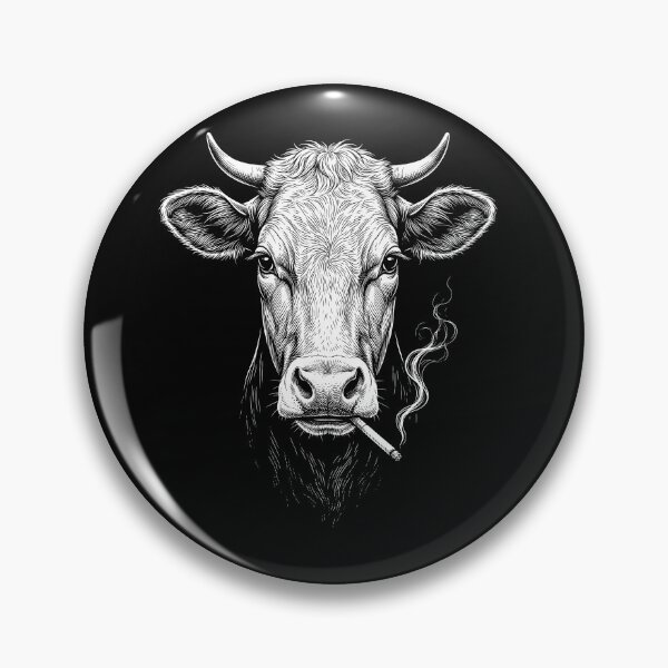 Item preview, Funny Cow Smoking Meme Animal Lover designed and sold by DoodleTortle.