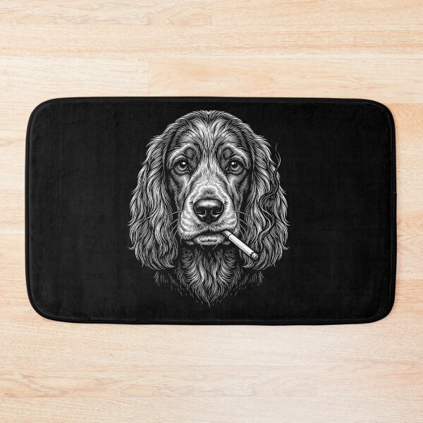 Item preview, Funny Cocker Spaniel Smoking Meme Dog Owner designed and sold by DoodleTortle.