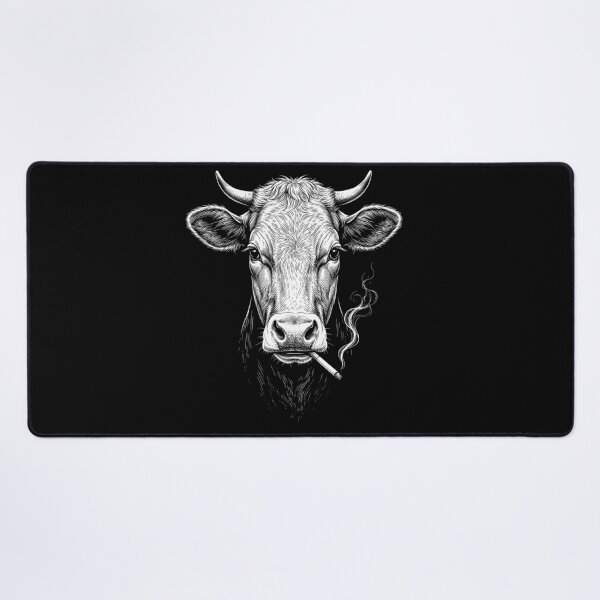 Item preview, Funny Cow Smoking Meme Animal Lover designed and sold by DoodleTortle.