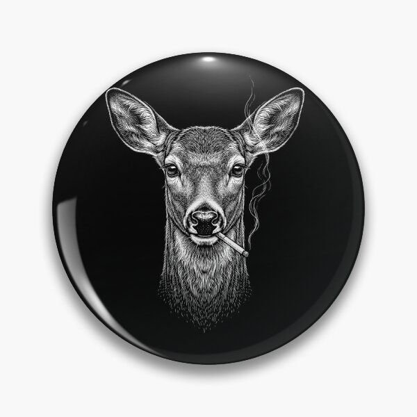 Item preview, Funny Deer Smoking Meme Animal Lover designed and sold by DoodleTortle.