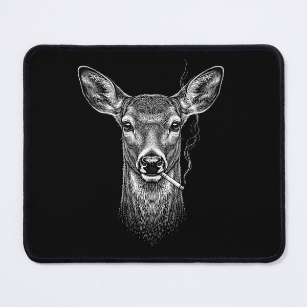 Item preview, Funny Deer Smoking Meme Animal Lover designed and sold by DoodleTortle.